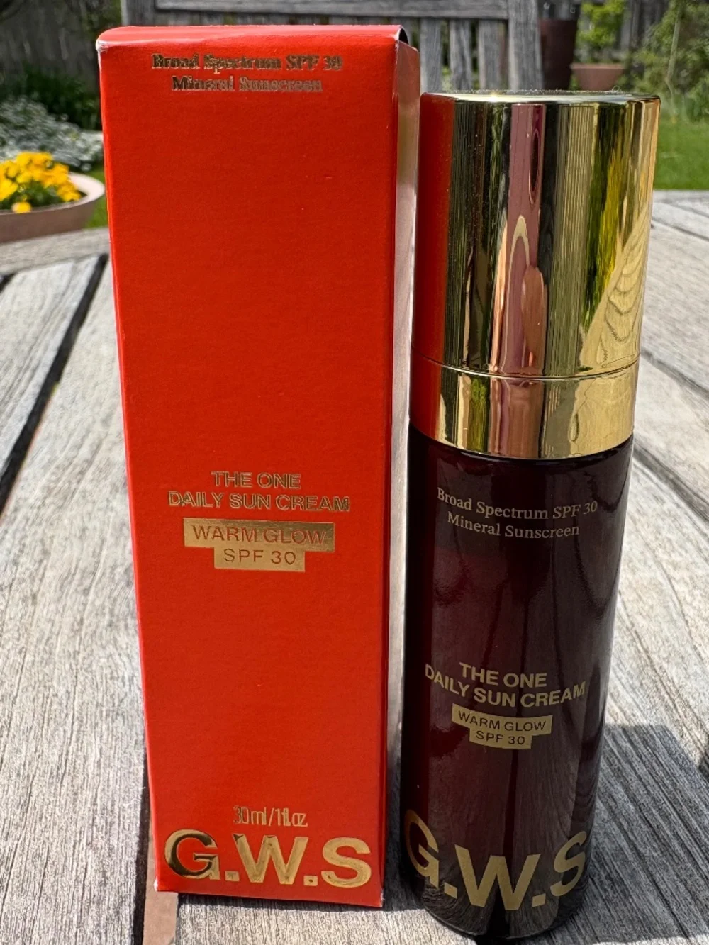 NIB - Good Weather Skin “The One” Daily Sun Cream SPF 30 - Warm Glow